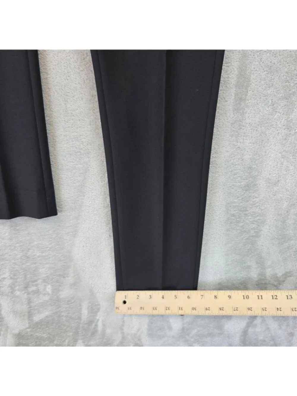 Banana Republic Ryan Dress Pants Womens 2 Petite Black Twill Stretch Work Office - Picture 12 of 13